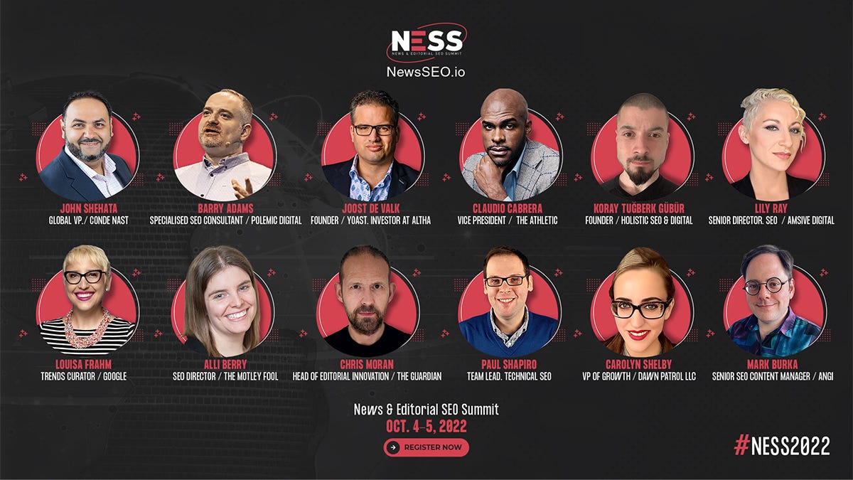 News and Editorial SEO Summit 2022