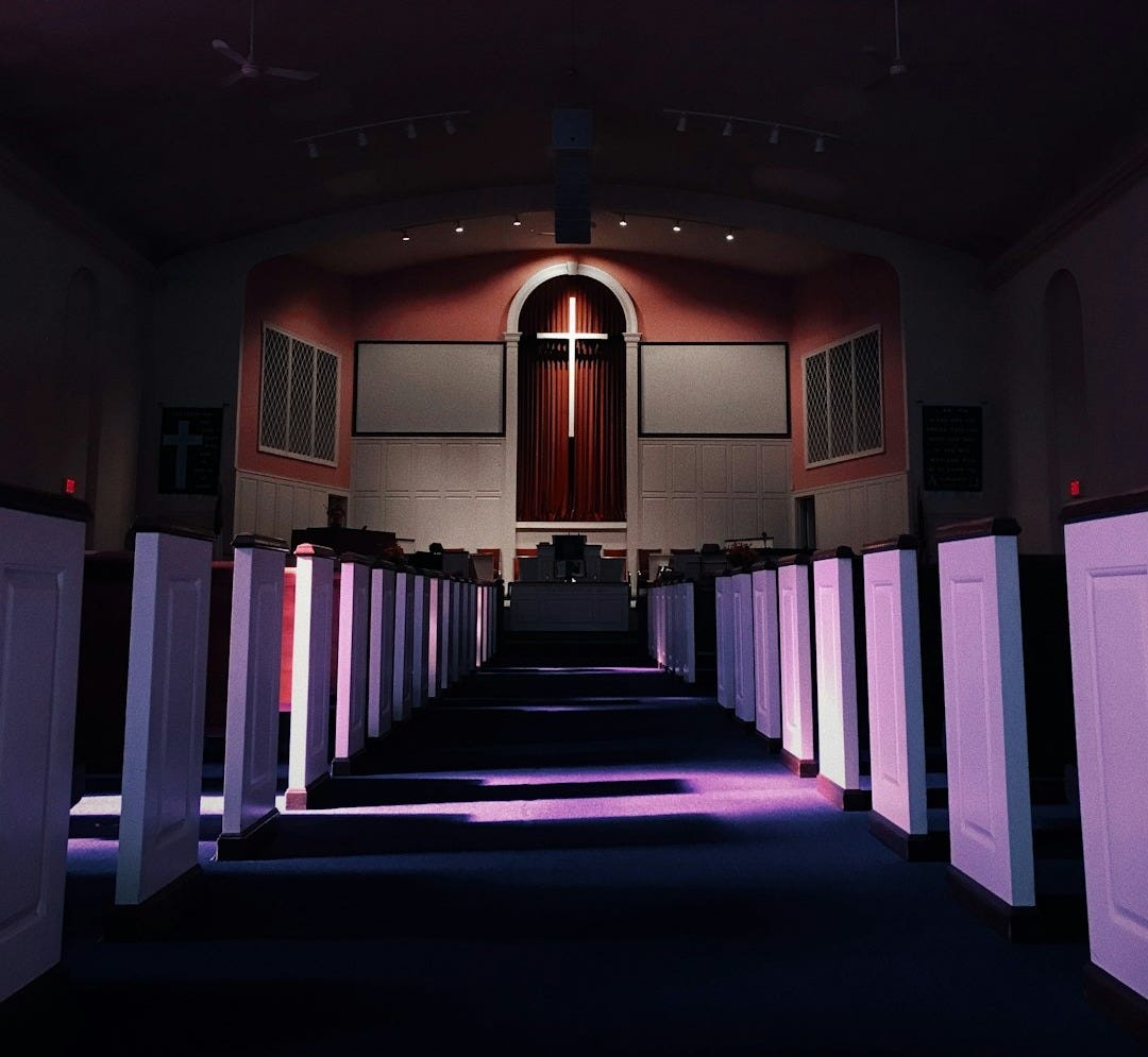 empty church building