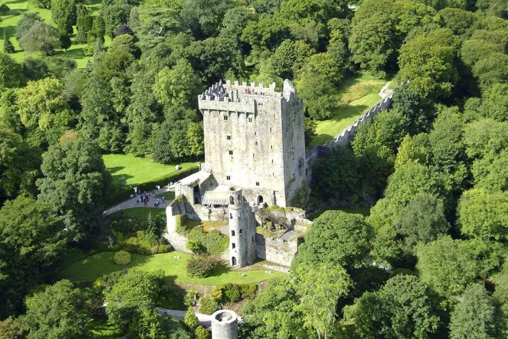 Aerial View of Blarney Castle County Cork Aerial View of Blarney Castle County Cork