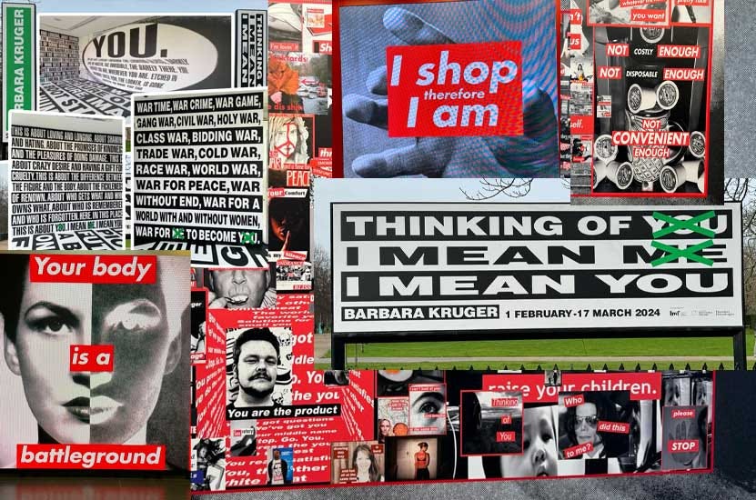 Barbara Kruger exhibition at Serpentine Gallery: Art, partnership,  ecommerce, and fulfilment