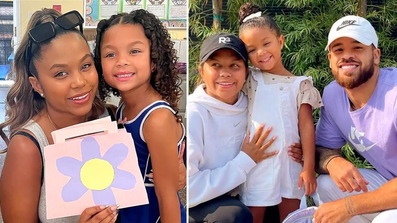 Composite photo of Cheynne Floyd, Corey Wharton and daughter Ryder. Composite photo of Cheynne Floyd, Corey Wharton and daughter Ryder.