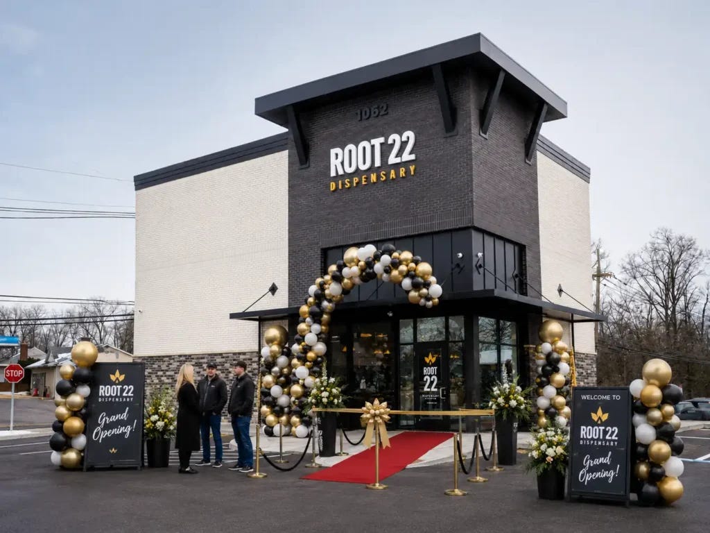 root 22 dispensary grand opening