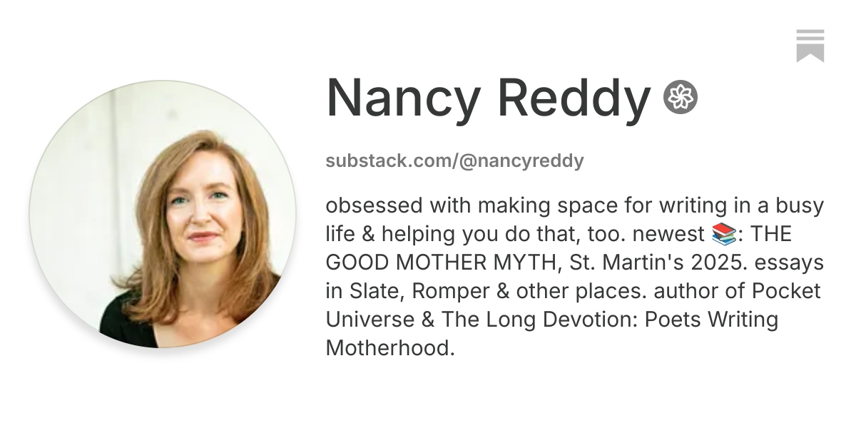 Nancy Reddy | Substack