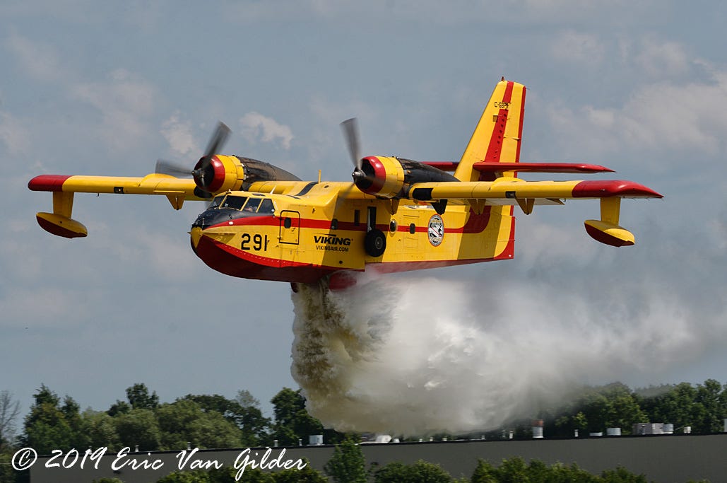 Van Gilder Aviation Photography, EAA Airventure 2019- CL-415 Super Scooper