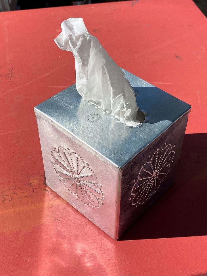 DIY tin embossing project ideas curated for Block Party: A Sewing Substack