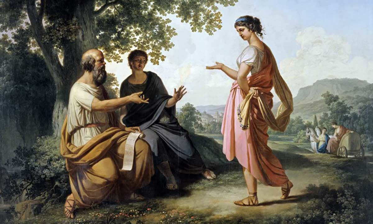 Socrates with Disciple and Diotima