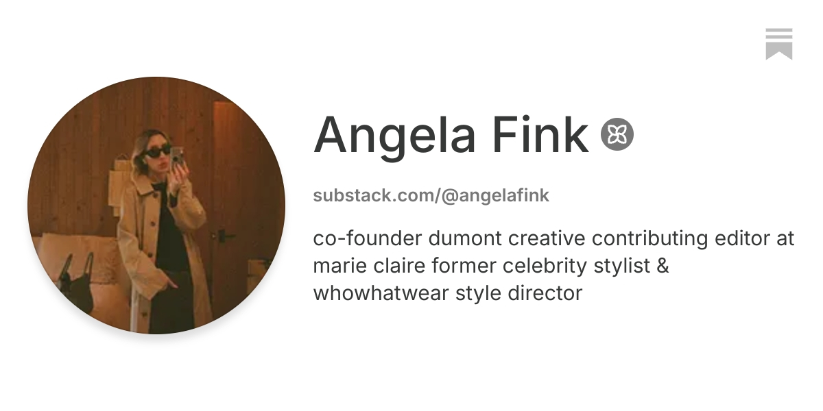 Angela Fink | Substack