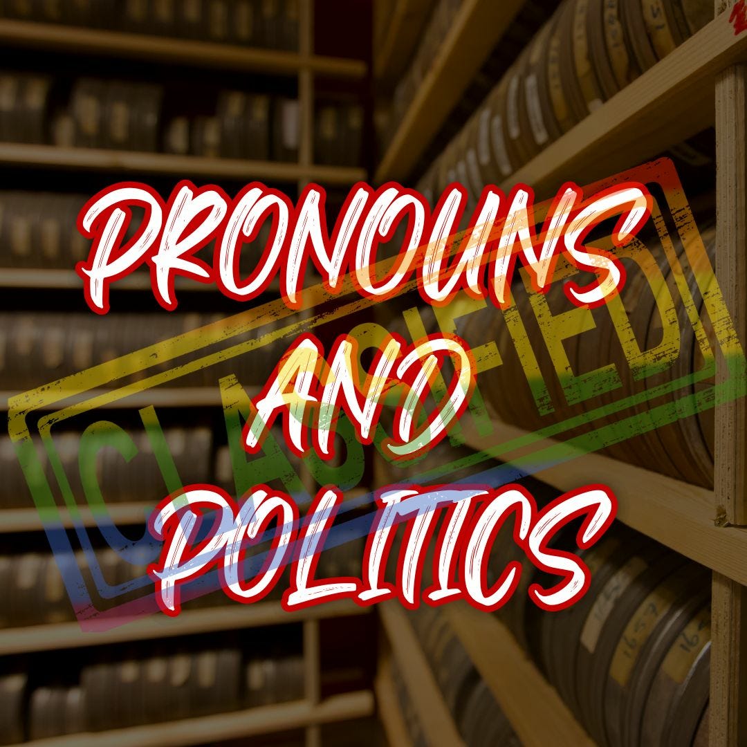 Artwork for Pronouns and Politics
