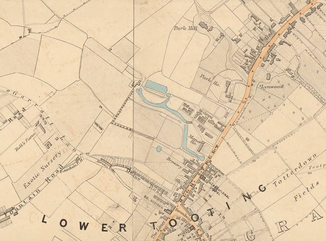 May be an image of map and text