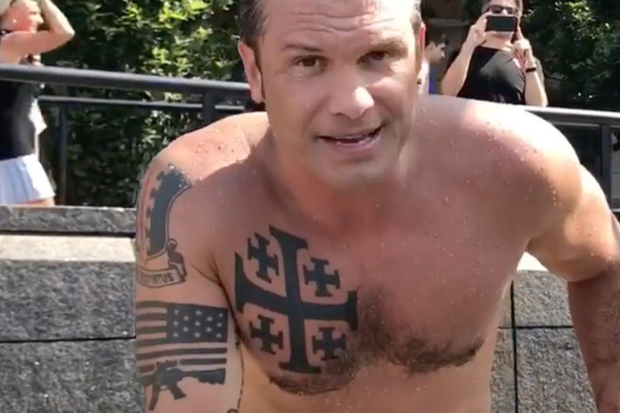 Secretary of War, Pete Hegseth. Secretary of War, Pete Hegseth.