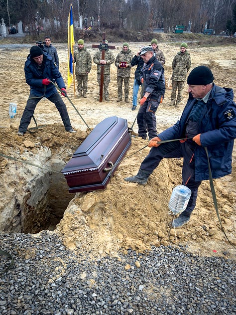 Lviv, Funeral of a Hero