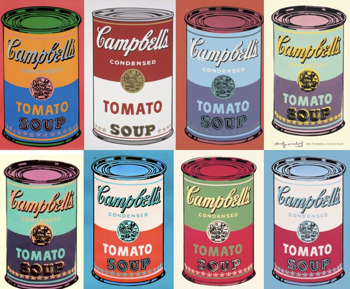 Andy Warhol and his muse: The Campbell Soup Can | Branditative.