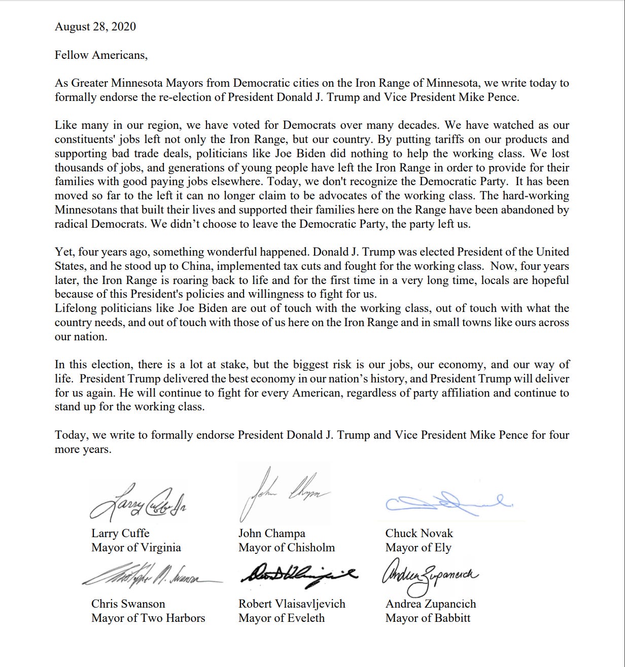 six democrat mayors minnesota endorse trump 2020-08-30 003645