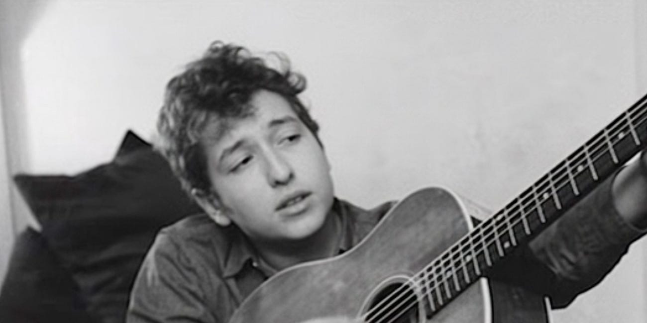 The beauty of it all- Only Modern Technology can make a film made in 2027 set in 1961 starring Bobby Dylan AS HIMSELF