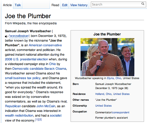 Joe the Plumber