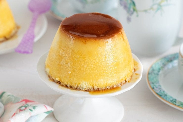 Flan de queso