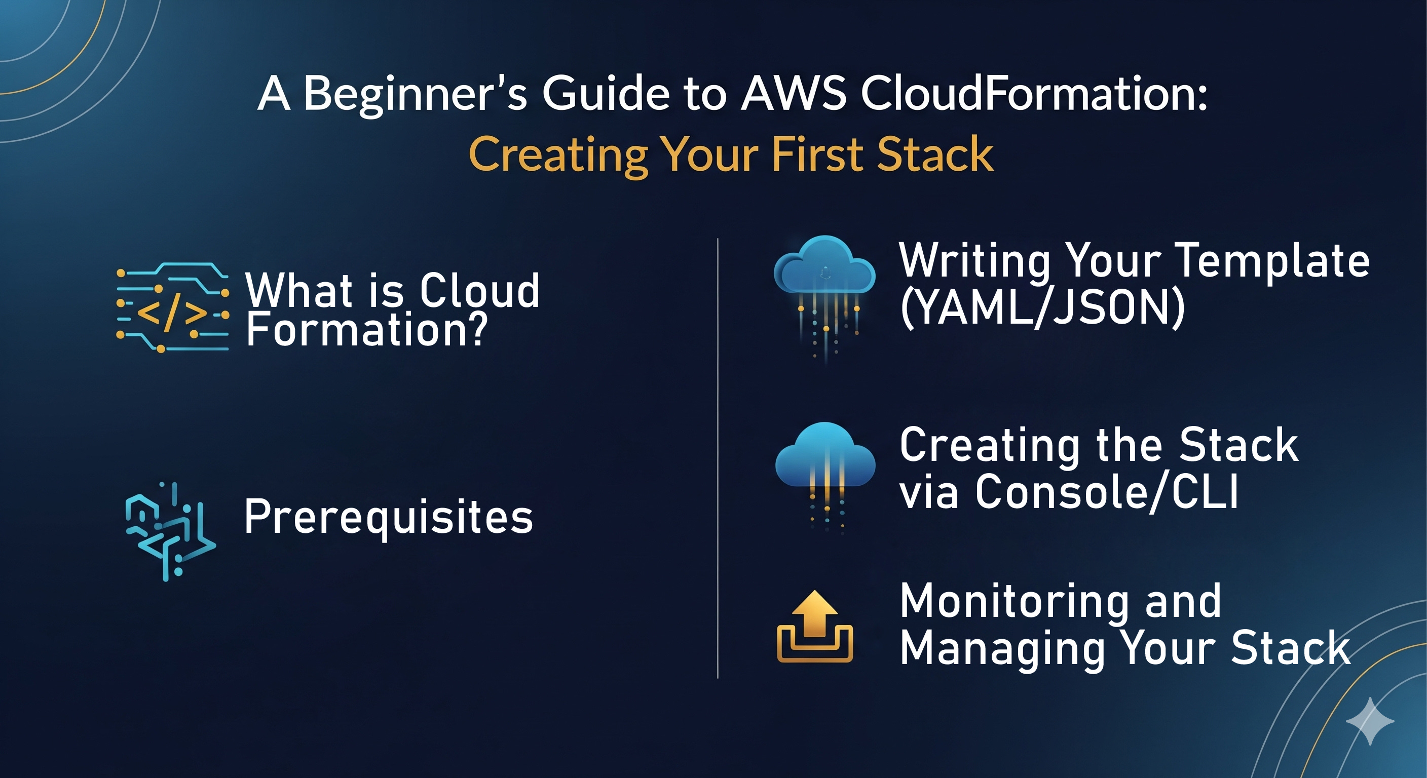 A Beginner's Guide to AWS CloudFormation: Creating Your First Stack