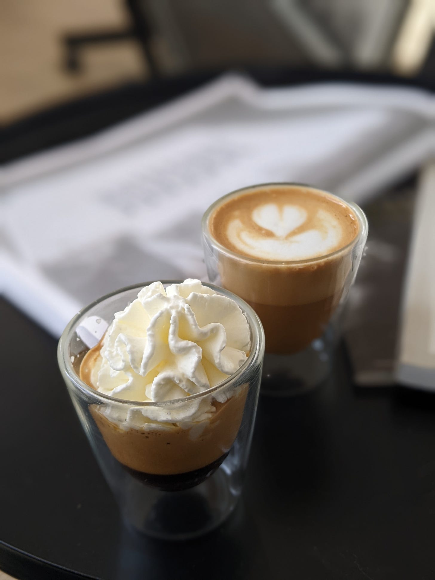 Espresso con panna, Paris, France