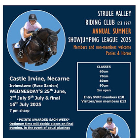 Strule Valley club gets set for Annual Summer Show jumping League