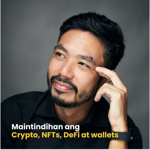 May be an image of 1 person, beard and text