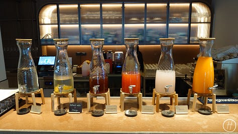 Breakfast selection at Courtyard by Marriott