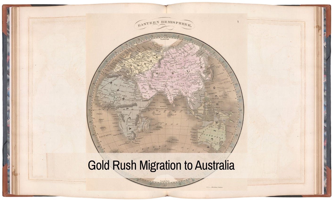 Map: Eastern Hemisphere from: “Universal Atlas: Comprising Separate Maps of All the Principal Empires, Kingdoms & States Throughout the World and Forming a Distinct Atlas of the United States” by Jeremiah Greenleaf, 1849. Source: davidrumsey.com Map: Eastern Hemisphere from: “Universal Atlas: Comprising Separate Maps of All the Principal Empires, Kingdoms & States Throughout the World and Forming a Distinct Atlas of the United States” by Jeremiah Greenleaf, 1849. Source: davidrumsey.com