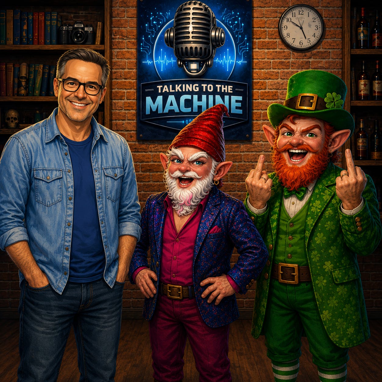 Artwork for Talking to the Machine
