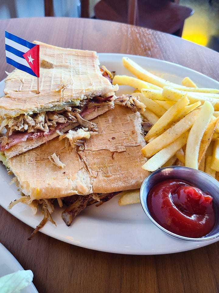 The Lights Cafe Cuban Sandwich + Chicken Sandwich