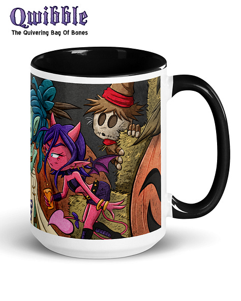 Qwibble Halloween Mugs