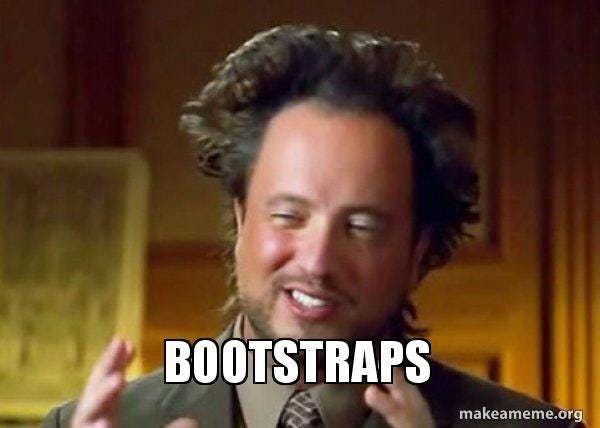 Bootstraps - Ancient Aliens - Crazy History Channel Guy | Make a Meme