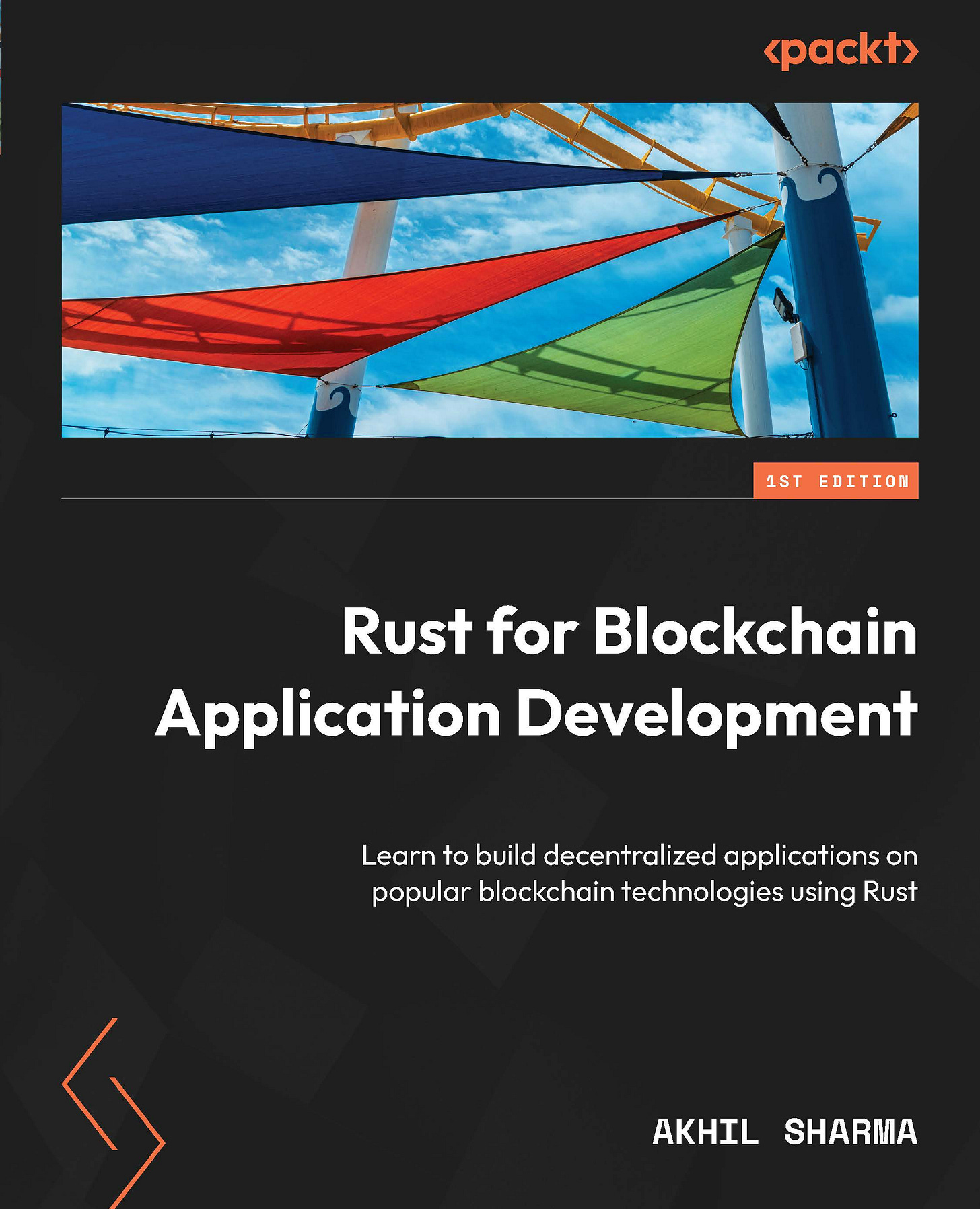 Rust for Blockchain Application Development, Published by Packt, Book Cover