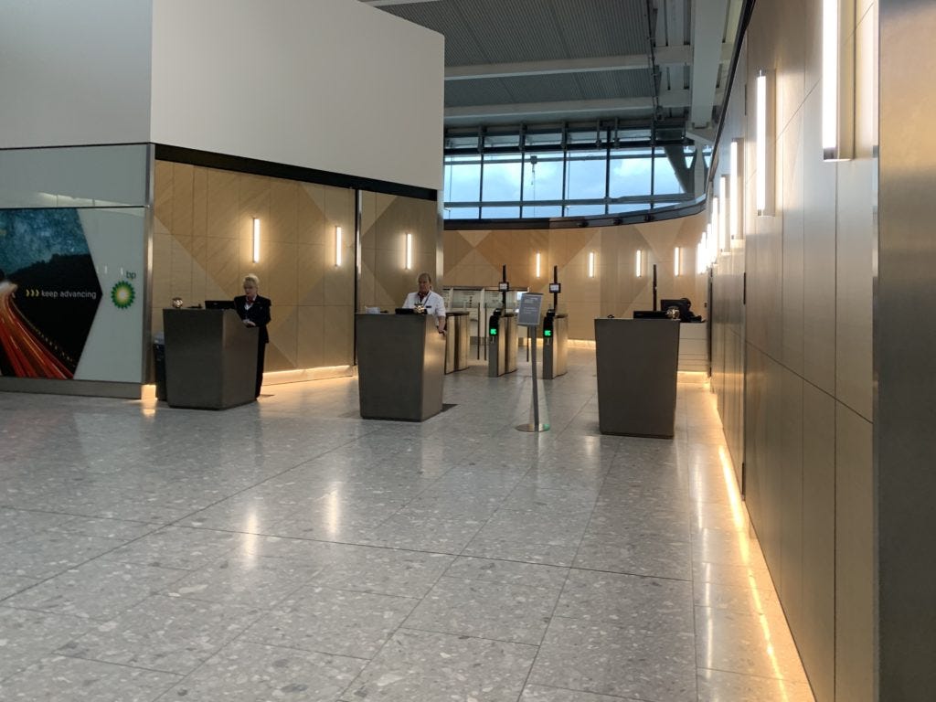 London Heathrow Galleries First Lounge T5 Review