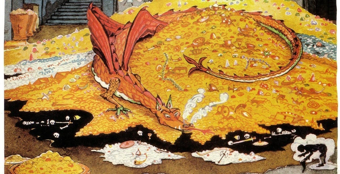 Tolkien: Su legado artístico II - Conversation with Smaug - Sociedad  Tolkien Española (STE) - Sociedad Tolkien Española (STE) - Página web  oficial de la Sociedad Tolkien Española