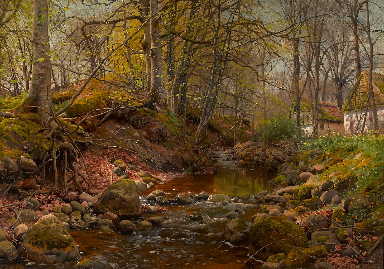 Peder Mork Monsted, A Forest Stream