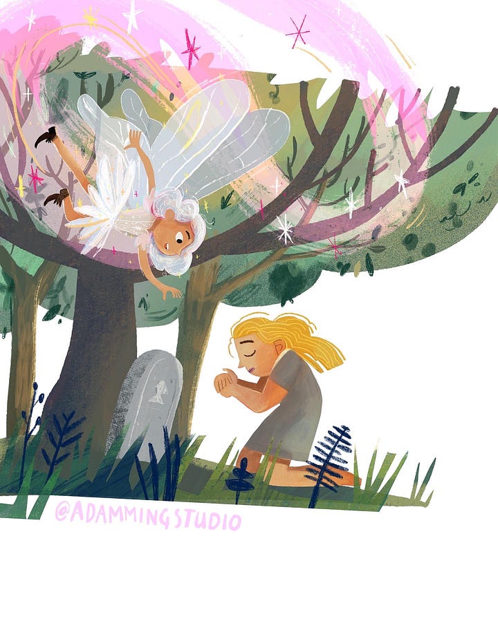 Illustration, folktale week, Cinderella