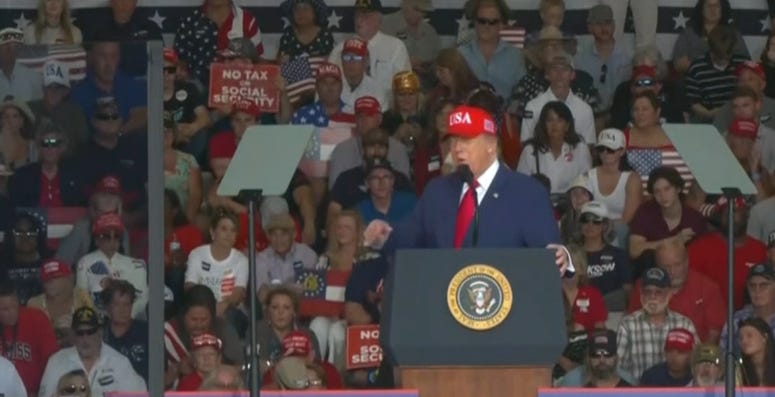 Trump Loses It Over Getting Protested At His Georgia Rally