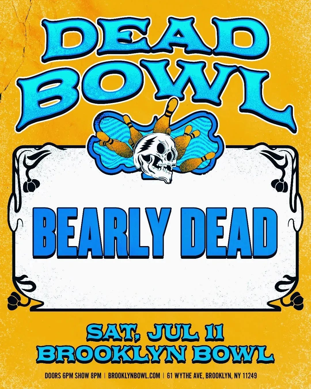 Bearly Dead, New York | Brooklyn Bowl at Mato events Bearly Dead, New York | Brooklyn Bowl at Mato events