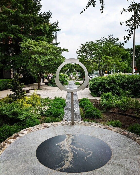Haddad|Drugan Optical Gardens at Johns Hopkins University Homewood Campus, May 2022