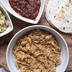 Citrus Pork "Carnitas" With Salsa Roja 