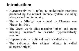 Hypersensitivity.. | PPT