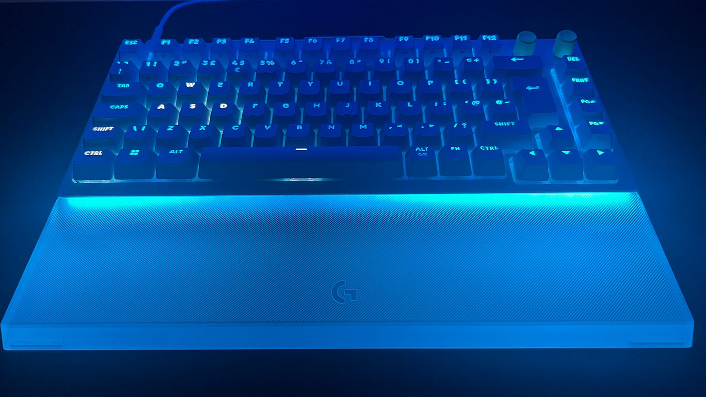 Logitech G G512 X RGB lighting