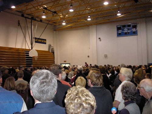 Obama Supporters at the Caucus - 2