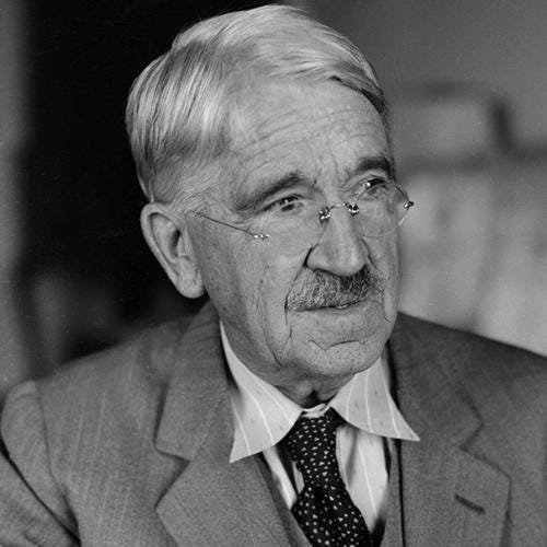 Джон  Дьюи (1 ene 1859 año – 31 dic 1952 año) (Cinta de tiempo)