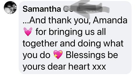 Reviews of Amanda Claire Vesty retreats and workshops