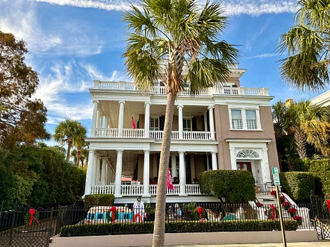 buildings, architecture, palmetto, trees, sky, streets