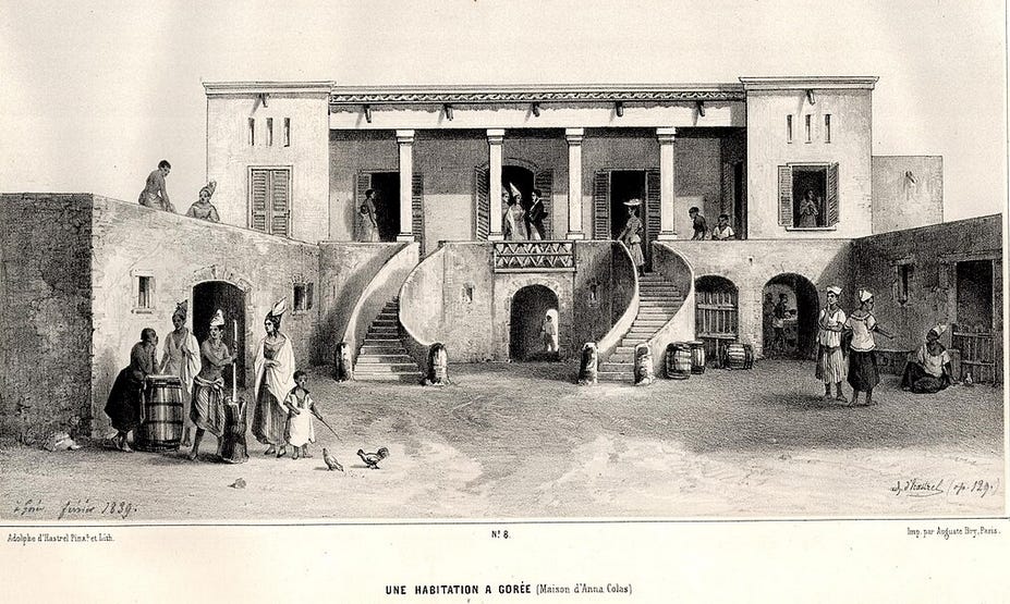 Building now called the House of Slaves Building now called the House of Slaves