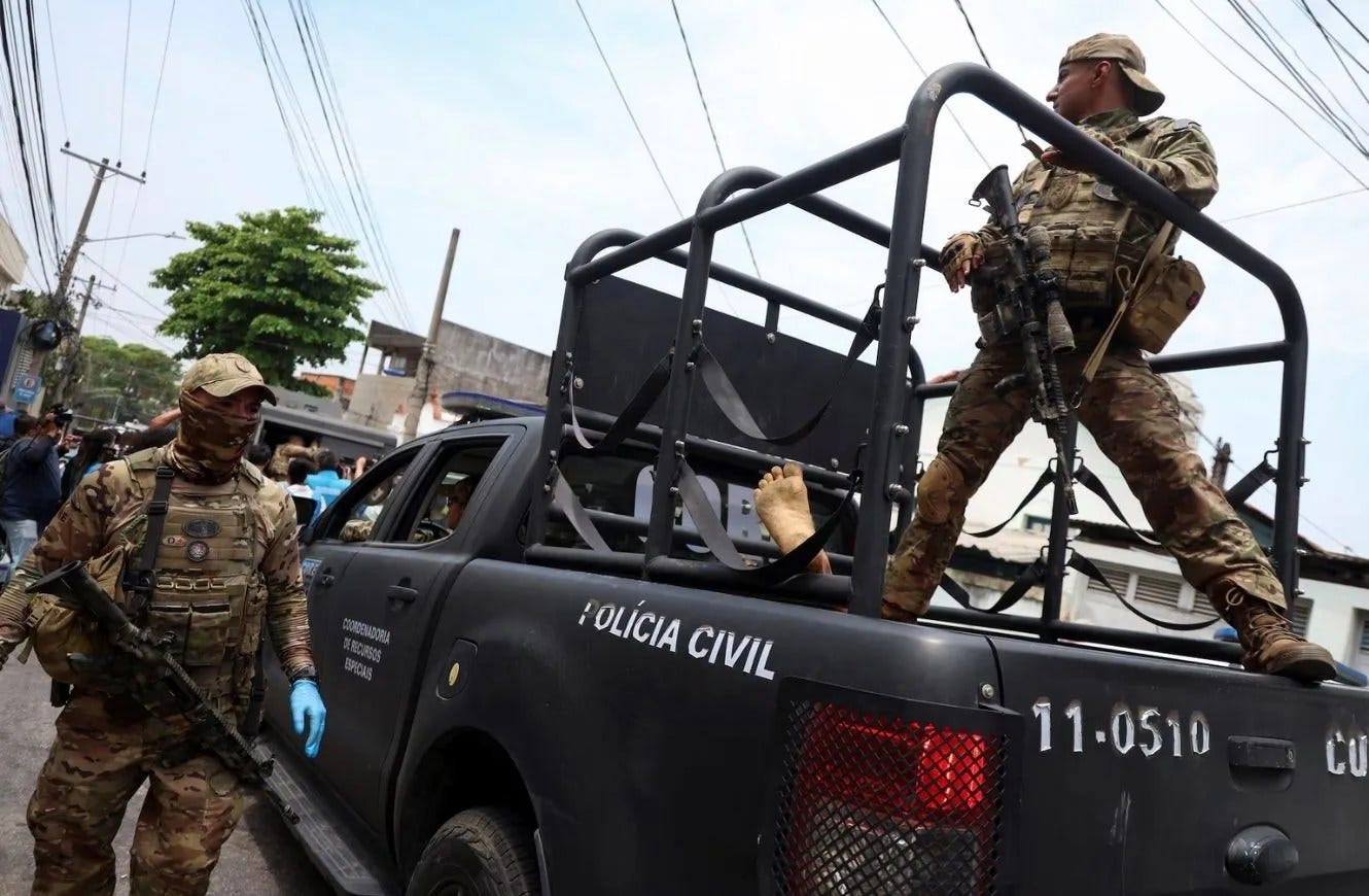 Brasil - la operación más letal en la historia de Río de Janeiro deja 64  muertos en enfrentamientos con el Comando Vermelho