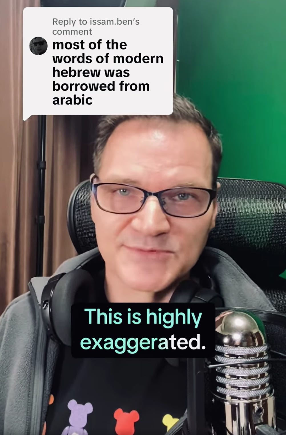 Frame from LangFocus clip