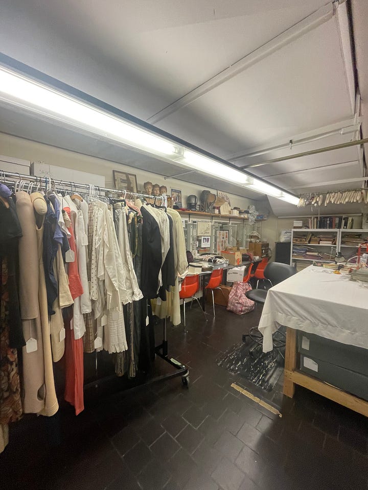 A glimpse into the halls and chambers housing Smith's Historic Clothing Collection, Photo by 21st & 18th