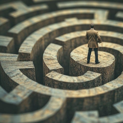 Free Man in Maze Image | Download at StockCake
